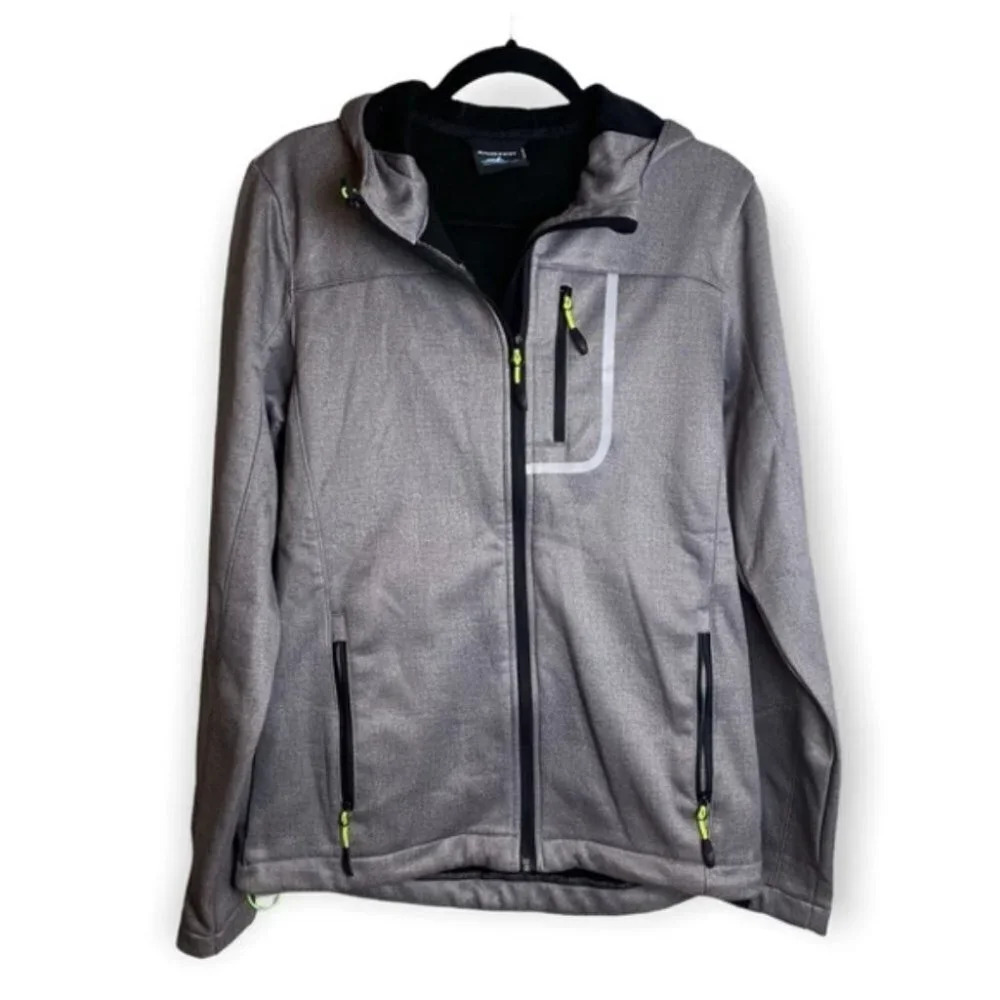 Snotek X-Series Purple Grey Zip Up Fleece Lined Winter Jacket